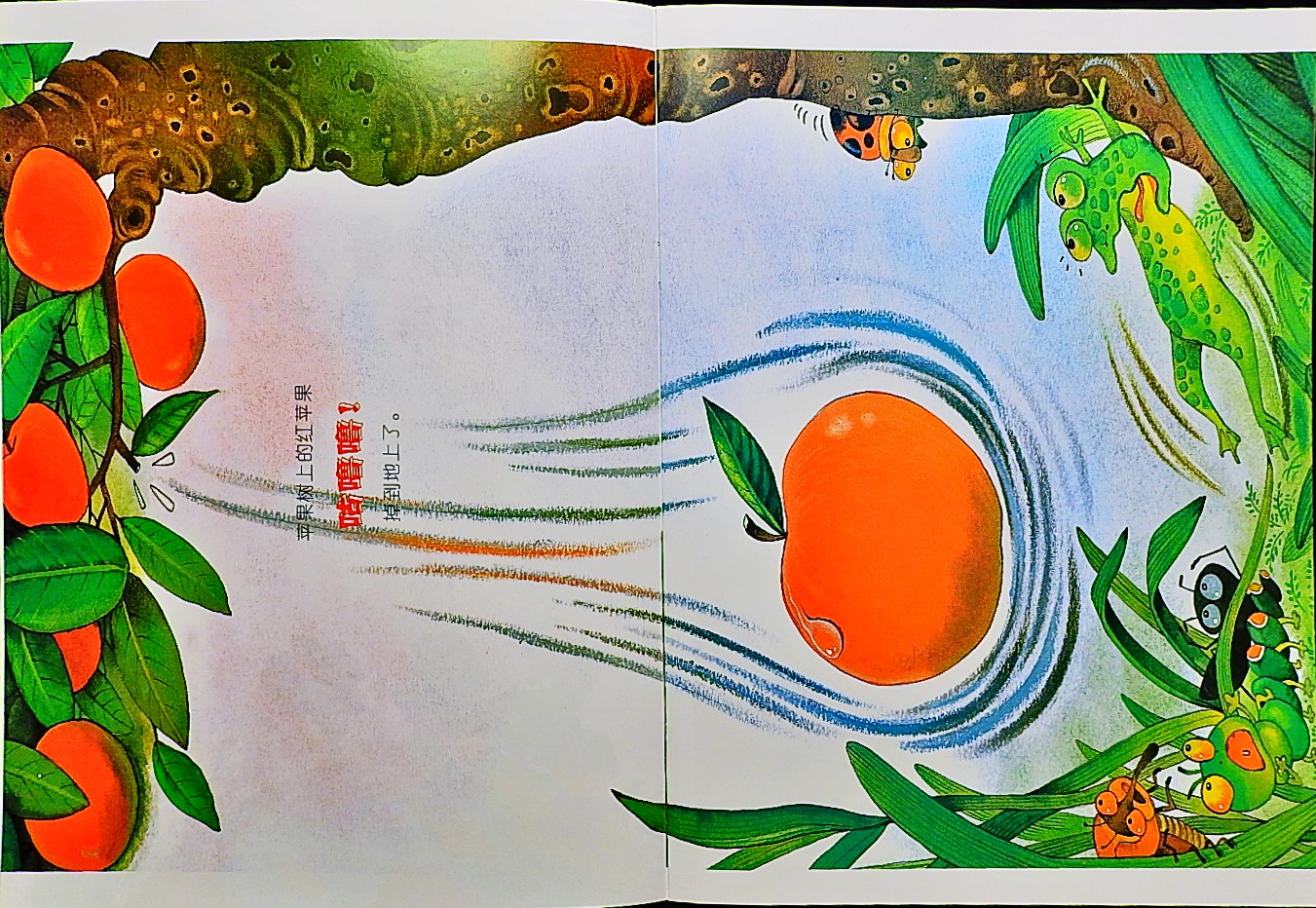 咕噜噜，掉到地上 (03),绘本,绘本故事,绘本阅读,故事书,童书,图画书,课外阅读